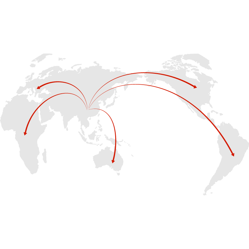 交通系列平面矢量灰白色世界地图标记预览效果