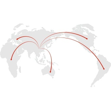 交通系列平面矢量灰白色世界地图标记