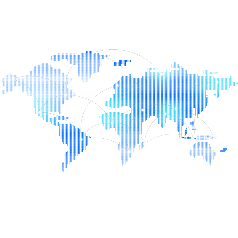 交通系列科技风点状组成世界地图预览效果