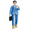 西装女